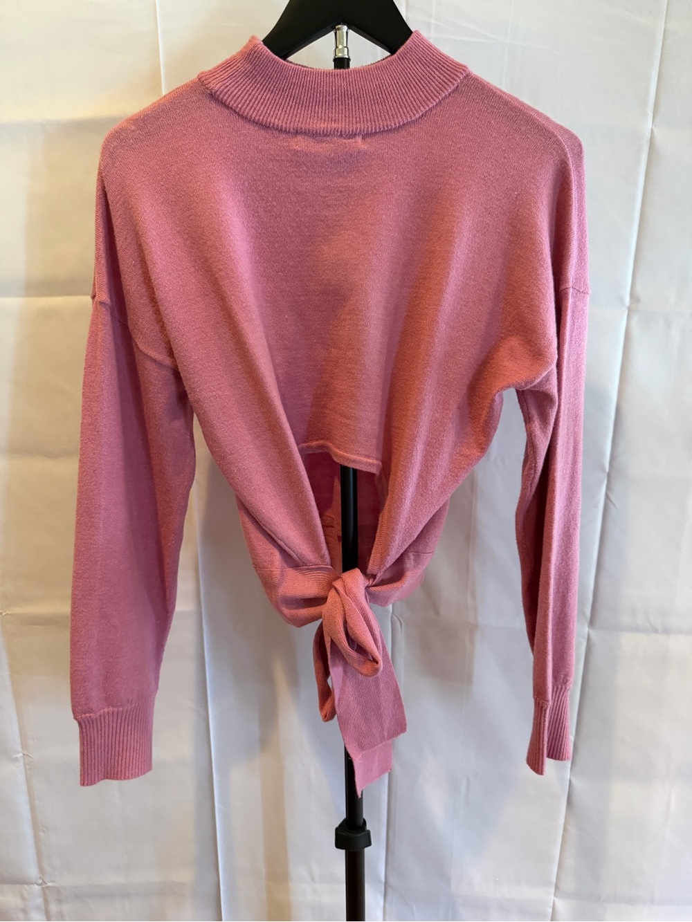 BCBGeneration Tie-Back Sweater Top - Picture 2 of 5